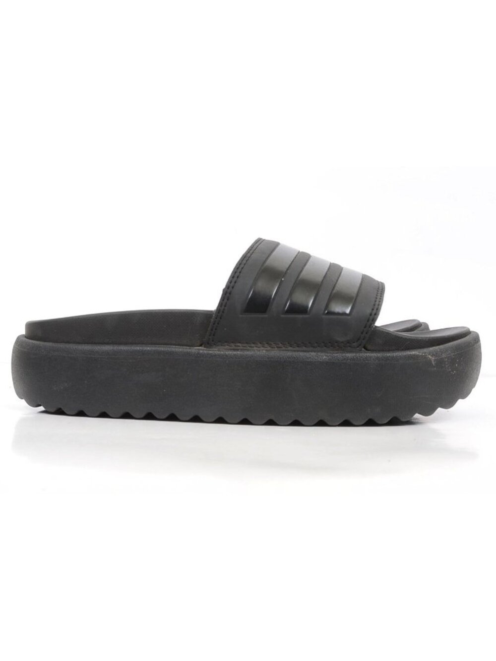 adidas Adilette Platform‎ Slides Core Black (Women's) Size 6 Sandals